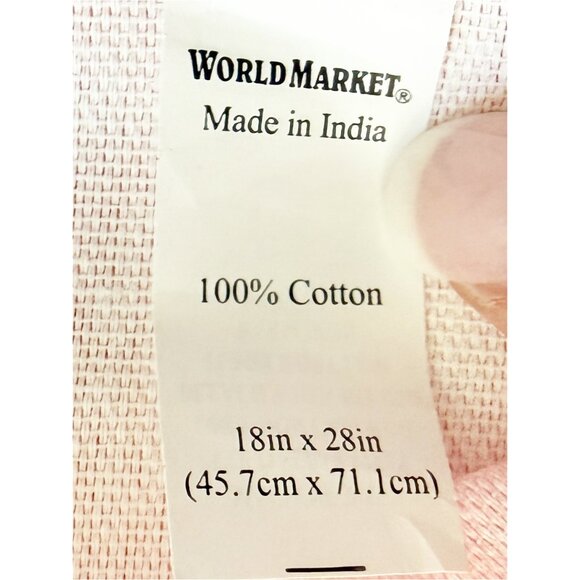 World Market Exclusive Pink and Tan Cowboy Cat Kitchen Towel SKU: 641559 NEW - Picture 5 of 8